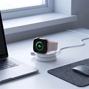Tech-Protect A55 Caricabatterie wireless 2-in-1 magnetico/MagSafe da 25W, QI2.2 - Bianco