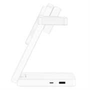 Tech-Protect A56 Caricabatterie wireless 3 in 1 magnetico/Magsafe da 25W, QI2.2 - Bianco