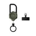 Tech-Protect ATH03 UrbanLoop - Supporto antifurto con cavo in acciaio - Verde militare