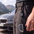 Tech-Protect ATH04 UrbanLoop: supporto antifurto per telefono con cavo in acciaio retrattile - Nero
