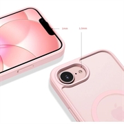 Custodia MagSafe Tech-Protect BasicMag per iPhone 16e/17e - Rosa tenue opaco