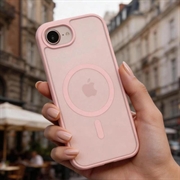 Custodia MagSafe Tech-Protect BasicMag per iPhone 16e/17e - Rosa tenue opaco