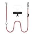 Tech-Protect C10S cordino 2 in 1 da spalla e da polso - Rosa antico / Titanio