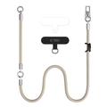 Tech-Protect C10S cordino 2 in 1 da spalla e da polso - Beige / Titanio