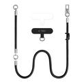 Tech-Protect C10S cordino 2 in 1 da spalla e da polso - Nero / Titanio