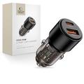 Tech-Protect CC03 Caricabatterie da auto a doppia porta da 95W - Nero