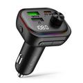 Caricabatteria da auto Tech-Protect CC07 a 3 porte da 54W con trasmettitore FM Bluetooth - Nero