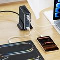 Caricabatterie da tavolo Tech-Protect DC160W a 6 porte GaN - 160W - Nero