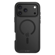 Custodia iPhone 18 Pro Max/17 Pro Max Tech-Protect Defense360 MagSafe con protezione per lo schermo - Nero opaco