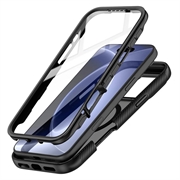 Custodia iPhone 18 Pro Max/17 Pro Max Tech-Protect Defense360 MagSafe con protezione per lo schermo - Nero opaco