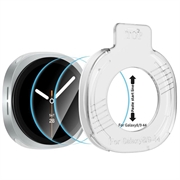 Protezione per schermo in vetro temperato Tech-Protect Easy Set+ per Samsung Galaxy Watch8/9 - 40mm - 2 pezzi - Trasparente