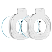 Protezione per schermo in vetro temperato Tech-Protect Easy Set+ per Samsung Galaxy Watch8/9 - 40mm - 2 pezzi - Trasparente