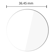 Protezione per schermo in vetro temperato Tech-Protect Easy Set+ per Samsung Galaxy Watch8/9 - 40mm - 2 pezzi - Trasparente