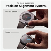 Protezione per schermo in vetro temperato Tech-Protect Easy Set+ per Samsung Galaxy Watch8/9 - 44mm - 2 pezzi