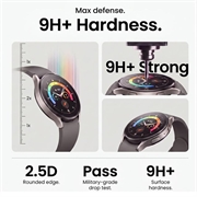 Protezione per schermo in vetro temperato Tech-Protect Easy Set+ per Samsung Galaxy Watch8/9 - 44mm - 2 pezzi