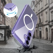 Custodia in TPU Tech-Protect FlexAir MagSafe per Samsung Galaxy S26+ - Chiara