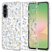 Custodia in TPU Tech-Protect FlexAir per Samsung Galaxy A57 - Fiori di primavera