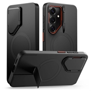 Custodia Tech-Protect Kevlar Aura per Samsung Galaxy S26 - Compatibile con MagSafe - Nera / Arancione