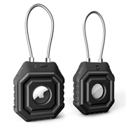 Custodia Tech-Protect in kevlar per Apple AirTag 1/2 - Nera