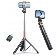 Selfie Stick Bluetooth Estensibile con Treppiede Tech-Protect L03S - Nero