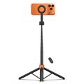 Tech-Protect L10S Treppiede per selfie stick MagSafe con telecomando Bluetooth - Nero / Arancione