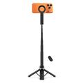 Tech-Protect L11S treppiede 2 in 1 con bastone per selfie MagSafe e telecomando Bluetooth - Nero