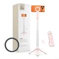 Tech-Protect L11S treppiede 2 in 1 con bastone per selfie MagSafe e telecomando Bluetooth