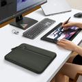 Custodia per laptop Tech-Protect con tasca per accessori - 15"-16" - Verde militare