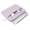 Custodia per laptop Tech-Protect con tasca per accessori - 15"-16" - Viola chiaro
