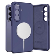 Custodia in silicone liquido Samsung Galaxy S26 Tech-Protect - Compatibile con MagSafe - Violetto cobalto