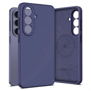 Custodia in silicone liquido Samsung Galaxy S26 Tech-Protect - Compatibile con MagSafe - Violetto cobalto