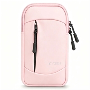Tech-Protect M6 Fascia da braccio universale per lo sport da 6.9" - Compagno di fitness leggero e resistente all\'acqua - Rosa