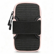 Tech-Protect M6 Fascia da braccio universale per lo sport da 6.9" - Compagno di fitness leggero e resistente all\'acqua - Rosa