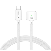 Tech-Protect MMC01 Ultraboost Cavo da USB-C a MagSafe 3 da 140W - 2m - Bianco