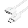 Tech-Protect MMC01 Ultraboost Cavo da USB-C a MagSafe 3 da 140W - 2m - Bianco