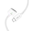 Tech-Protect MMC01 Ultraboost Cavo da USB-C a MagSafe 3 da 140W - 2m - Bianco
