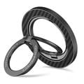 Anello per telefono Tech-Protect MMR800 MagSafe - Fibra di carbonio - Nero