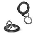 Anello per telefono Tech-Protect MMR800 MagSafe - Fibra di carbonio - Nero