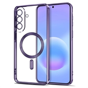 Custodia per Samsung Galaxy A37 Tech-Protect MagFlex - Compatibile con MagSafe - Trasparente / Violetto cobalto