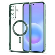 Custodia per Samsung Galaxy A37 Tech-Protect MagFlex - Compatibile con MagSafe - Trasparente / Verde giungla