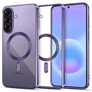 Custodia per Samsung Galaxy A57 Tech-Protect MagFlex - Compatibile con MagSafe - Trasparente / Violetto cobalto