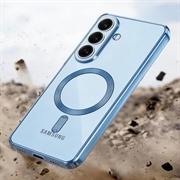 Custodia MagFlex per Samsung Galaxy S26 Tech-Protect - Compatibile con MagSafe - Azzurra