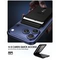 Tech-Protect MagWallet Stand Portacarte compatibile con MagSafe - Fibra di Carbonio