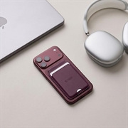 Tech-Protect MagWallet Stand Portacarte compatibile con MagSafe - Borgogna