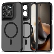 Custodia Tech-Protect Magmat per Motorola Moto G77/G67 - Compatibile con MagSafe - Nero Opaco