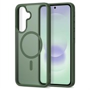 Custodia Magmat Tech-Protect per Samsung Galaxy A36/A37/A56 - Compatibile con MagSafe - Verde opaco