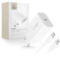 Tech-Protect NC20W Caricatore USB-C con cavo Type-C - Bianco