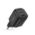 Caricabatterie da muro Tech-Protect NCA100W-GaN a 3 porte da 100W - Nero
