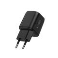 Caricabatterie da muro Tech-Protect NCA100W-GaN a 3 porte da 100W - Nero