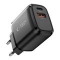 Tech-Protect NCA45W-GAN Caricatore a 2 porte 45W - USB-C/USB-A